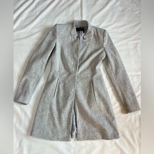 Zara Gray Women's Blazer Coat